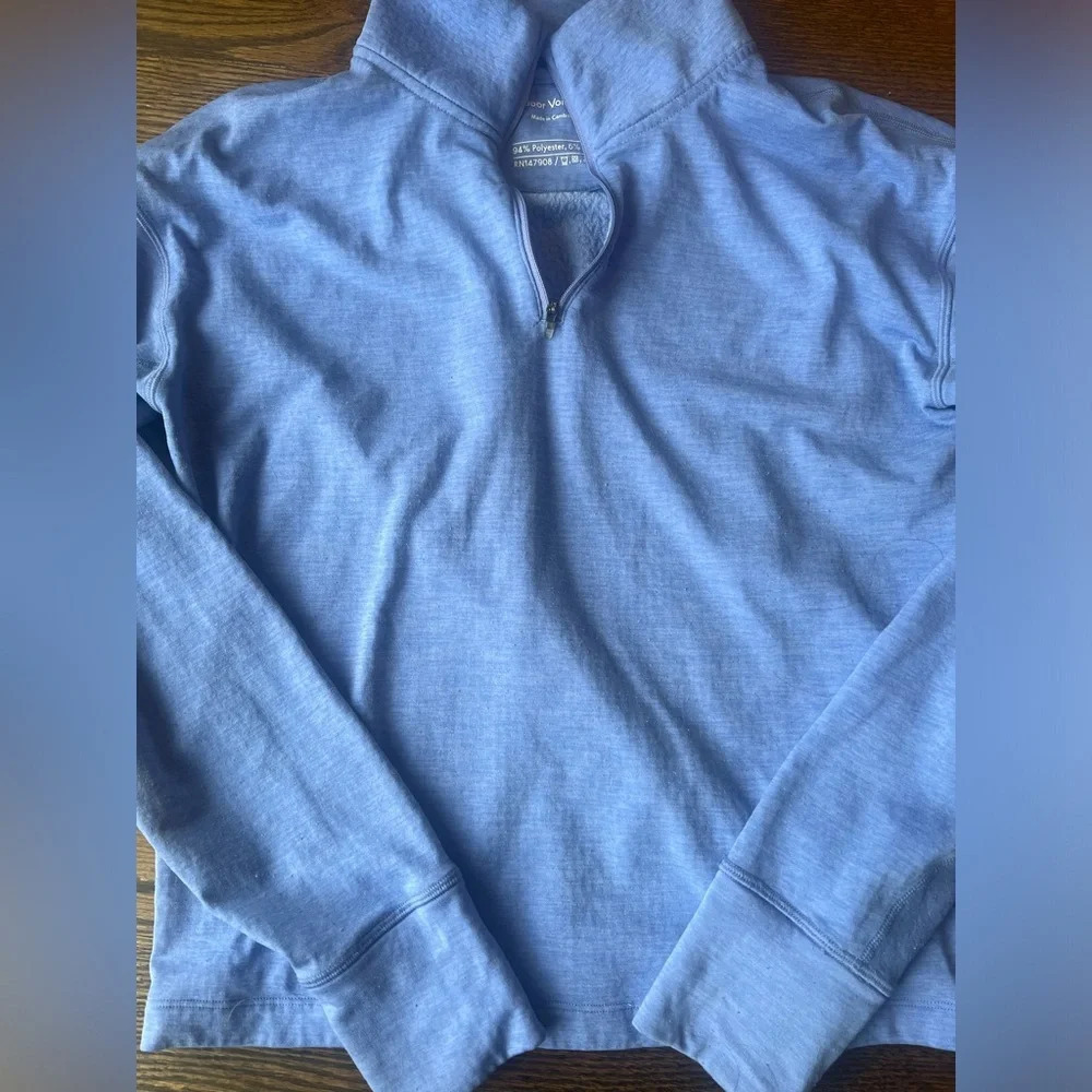 Outdoor Voices 1/4 Zip Pullover Fleece Sweater Sweatshirt - Picture 2 of 4